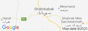 Shahr E Babak map